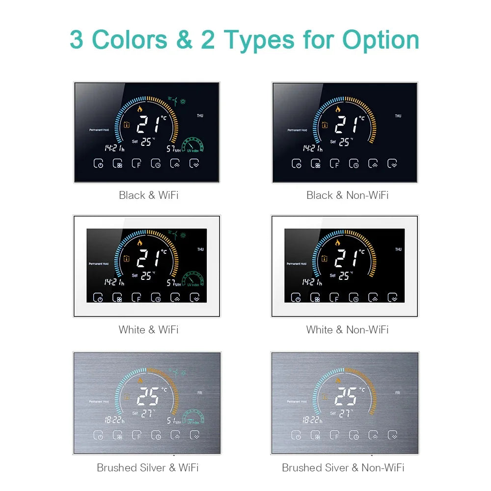 WiFi Smart Colorful Screen Room Thermostat