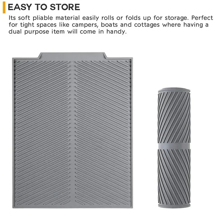 Silicone Anti-Slip Drain Pad for Kitchen Use