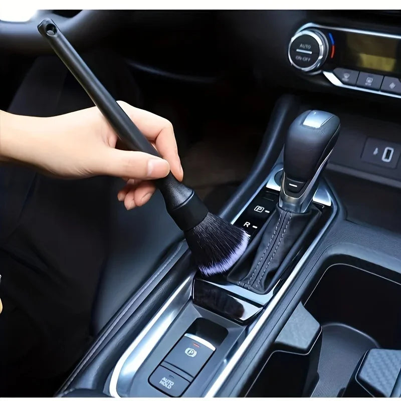 Soft Bristle Car Detailing Brush – Gentle Cleaning, Pro Results!
