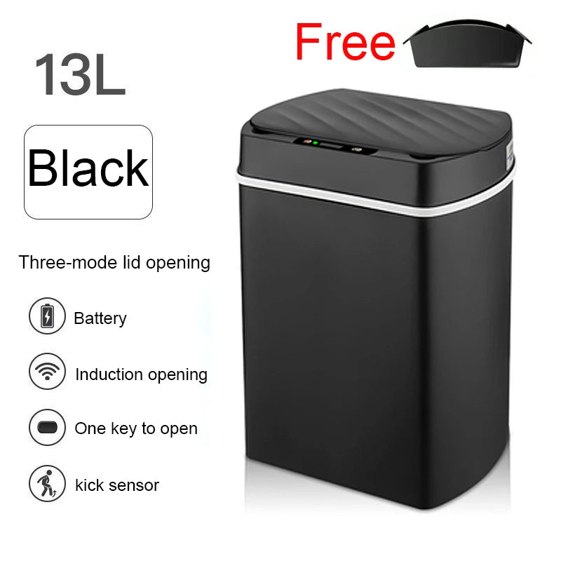 Smart Touchless Trash Can for Home Use