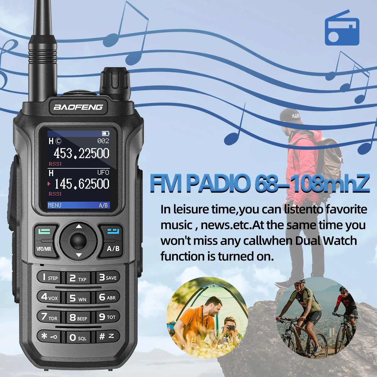 Baofeng UV-21 Pro V2 Waterproof Long-Range Radio