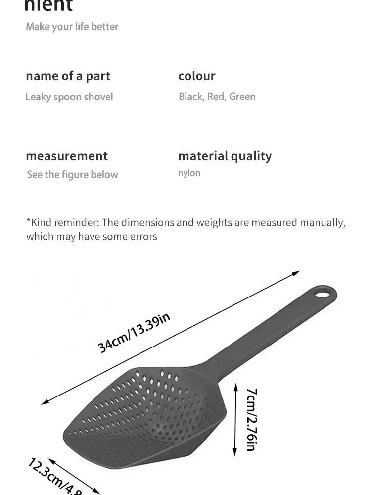 Strainer Spoon Large Funnel – Multi-Purpose Kitchen Filter Tool