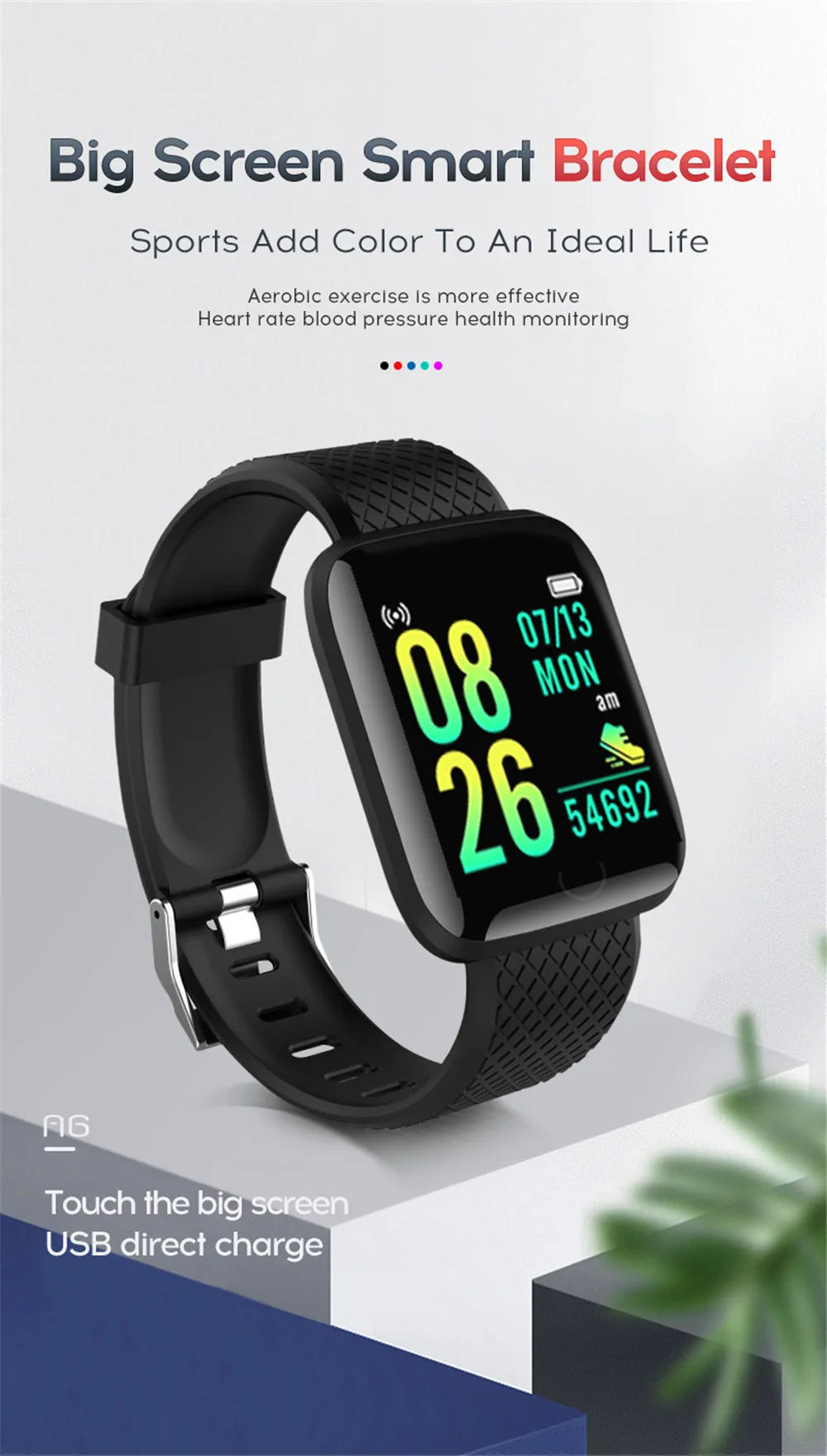 Multifunction D13 Smartwatch for All Ages