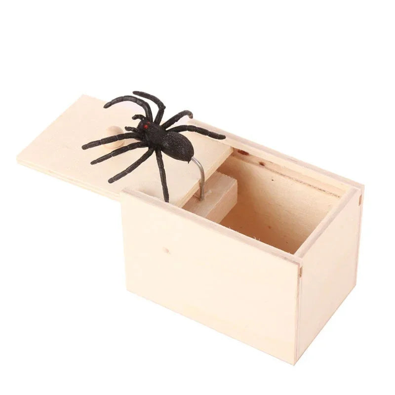 Spider Jump Scare Prank Box – Funny Gag Toy