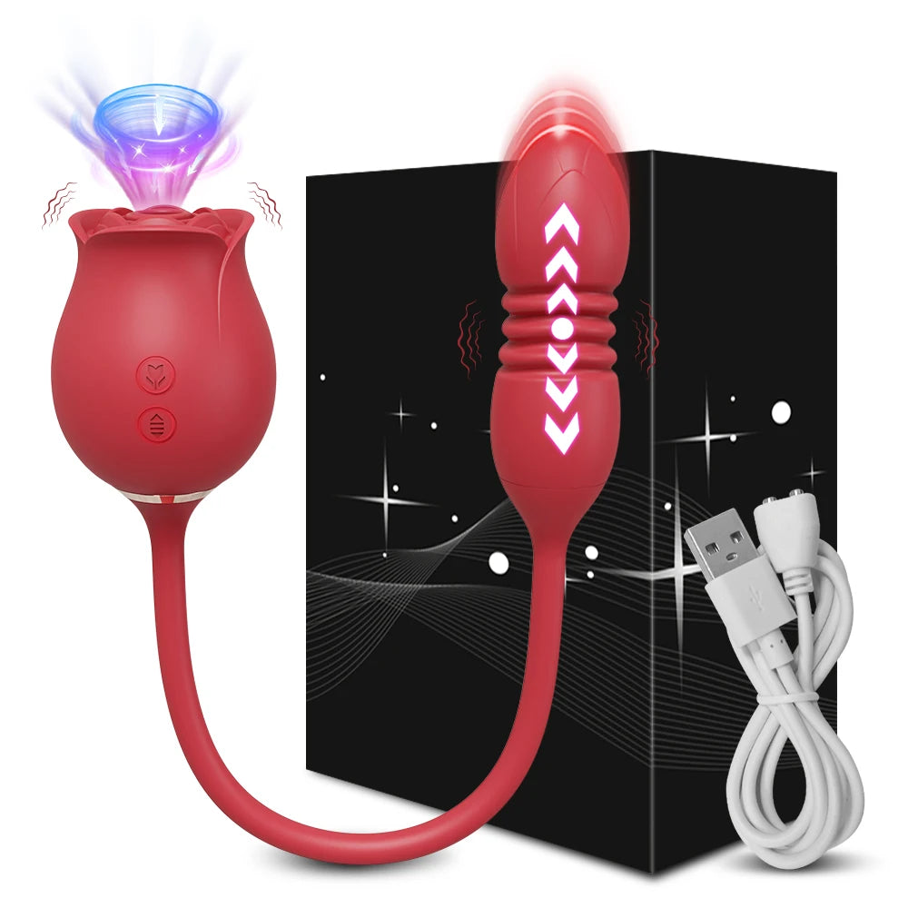 Rose-Sucking Vibrator G Spot Stimulator