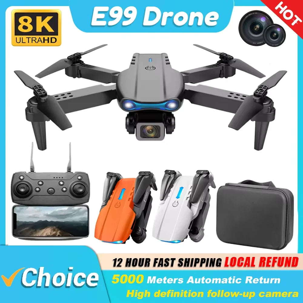 E99 K3 Pro Drone HD Professional 4k drone Dual Camera