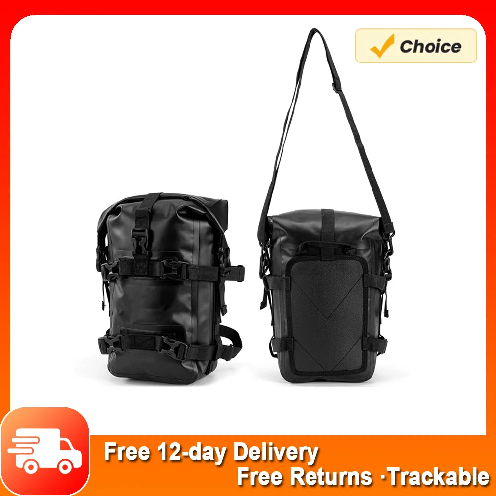 Carry essentials securely with this waterproof frame bag!