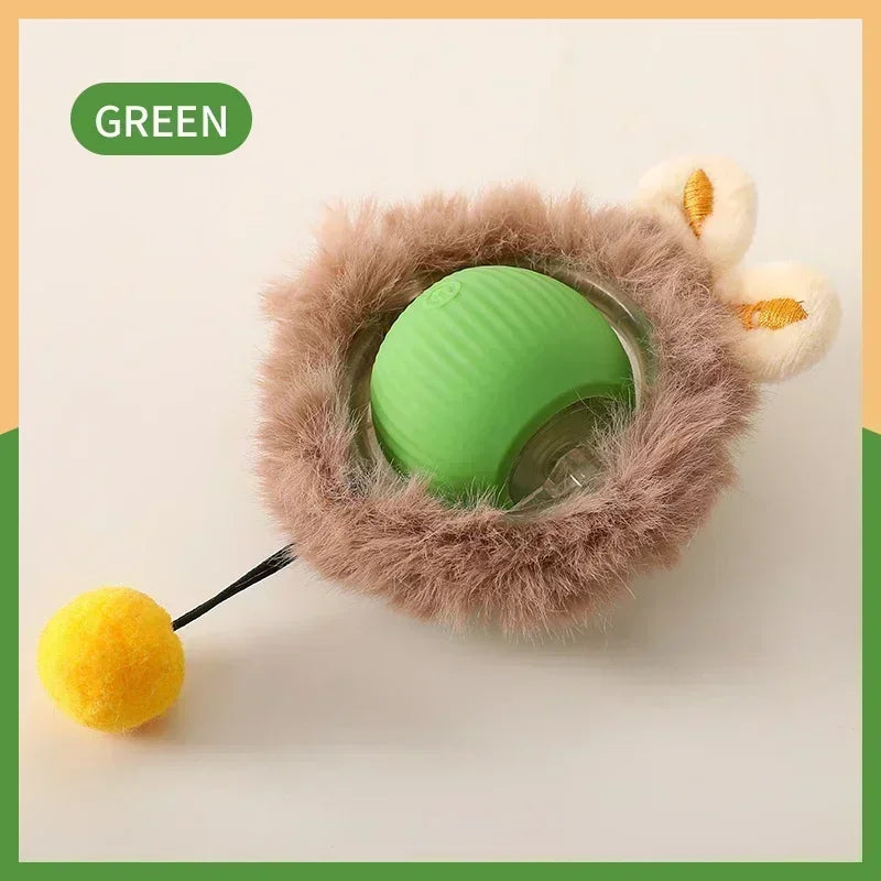 Smart Rolling Cat Toy Ball USB Rechargeable