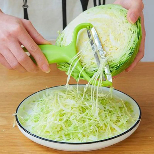 Stainless Steel Wide-Mouth Peeler – Slice, Shred, & Speed Up Prep!