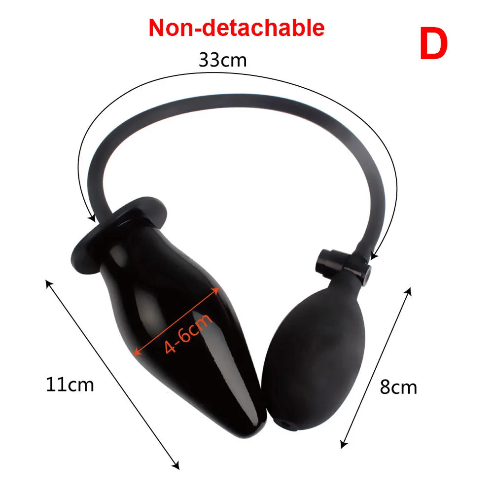 Inflatable Anal Plug & Vaginal Expander for Couples