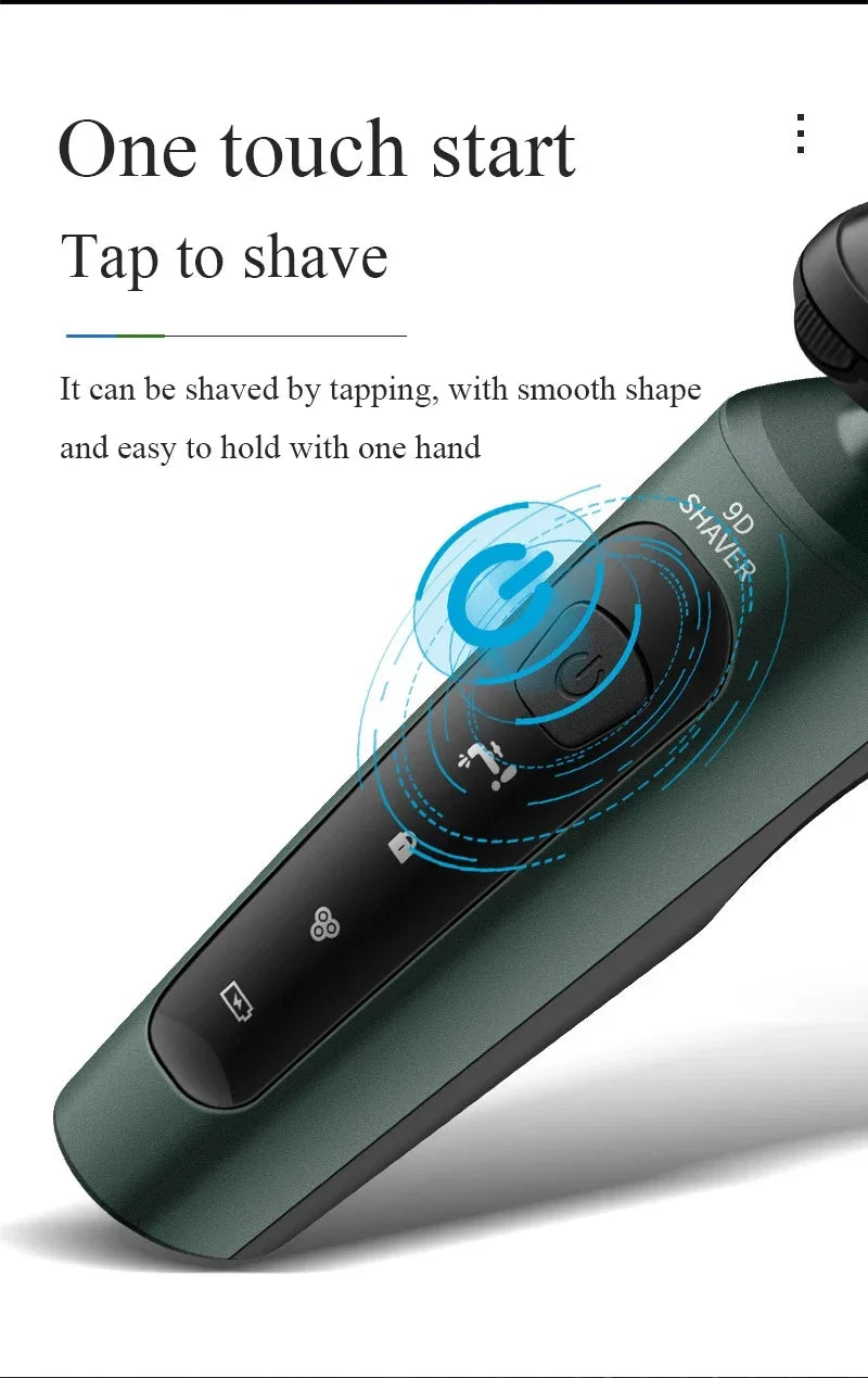 Waterproof Electric Shaver for Men Rechargeable