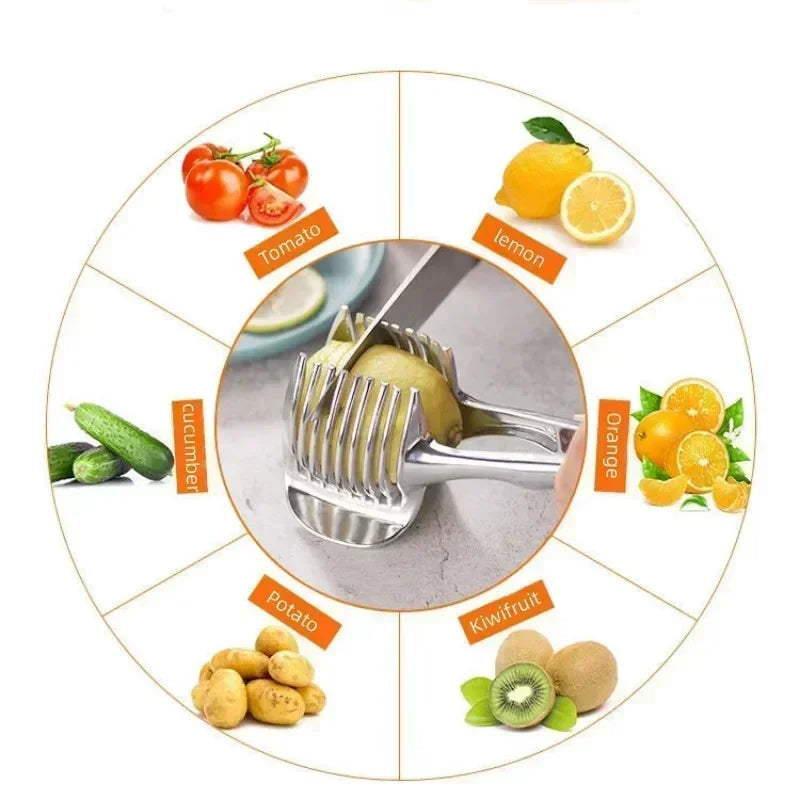 Stainless Steel Fruit & Veggie Slicing Clip