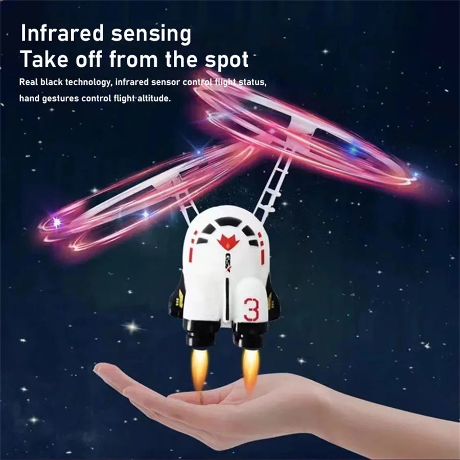 Mini Infrared Induction Flying Astronaut Toy