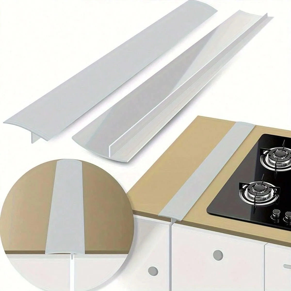 Silicone Gap Strip Kitchen Stove Sealing Anti-Oil