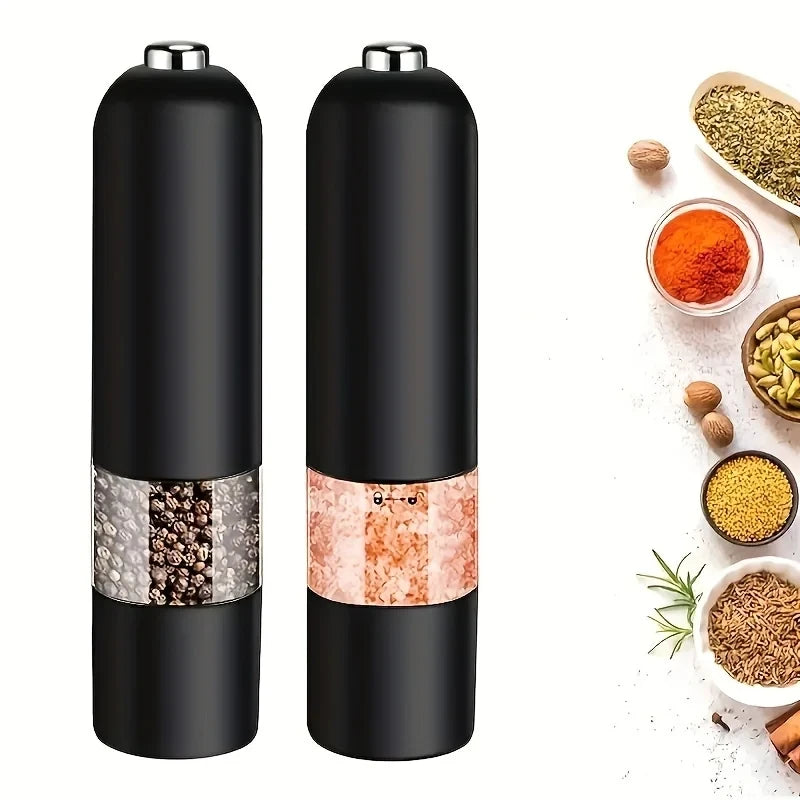 Automatic Electric Pepper Grinder & Salt Mill – Sleek & Adjustable Spice Tool