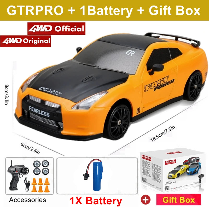 2.4G Drift RC Car – 4WD Remote Control Racing Toy