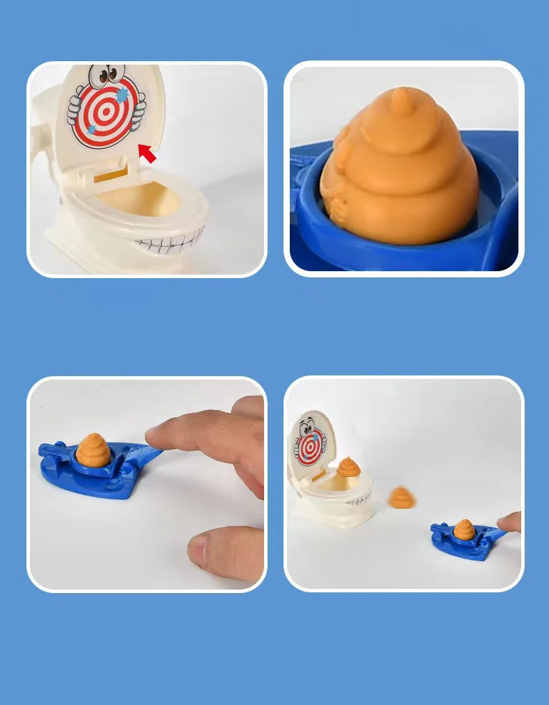 Mini Toilet Catapult Game – Stress Relief Fun