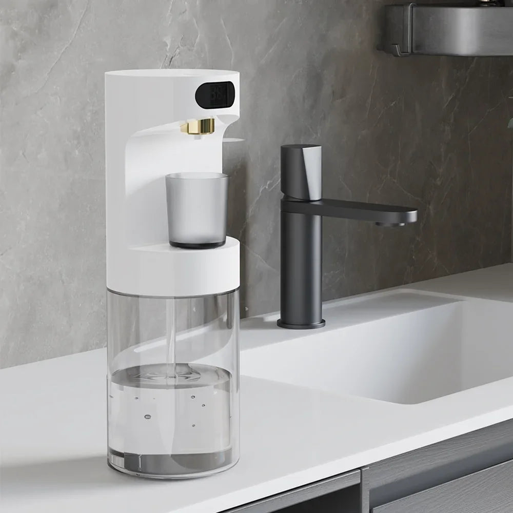 Smart Wall-Mounted Mouthwash Dispenser – Auto Clean