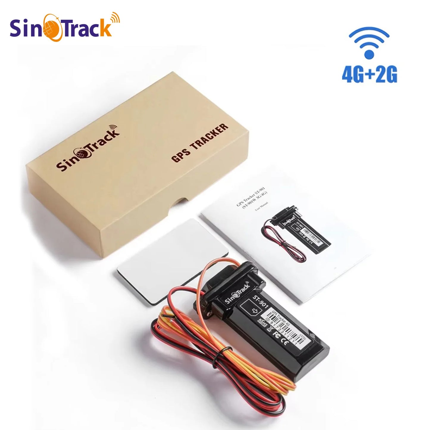Stay secure with the ST-901L 4G+2G Mini GPS Tracker!