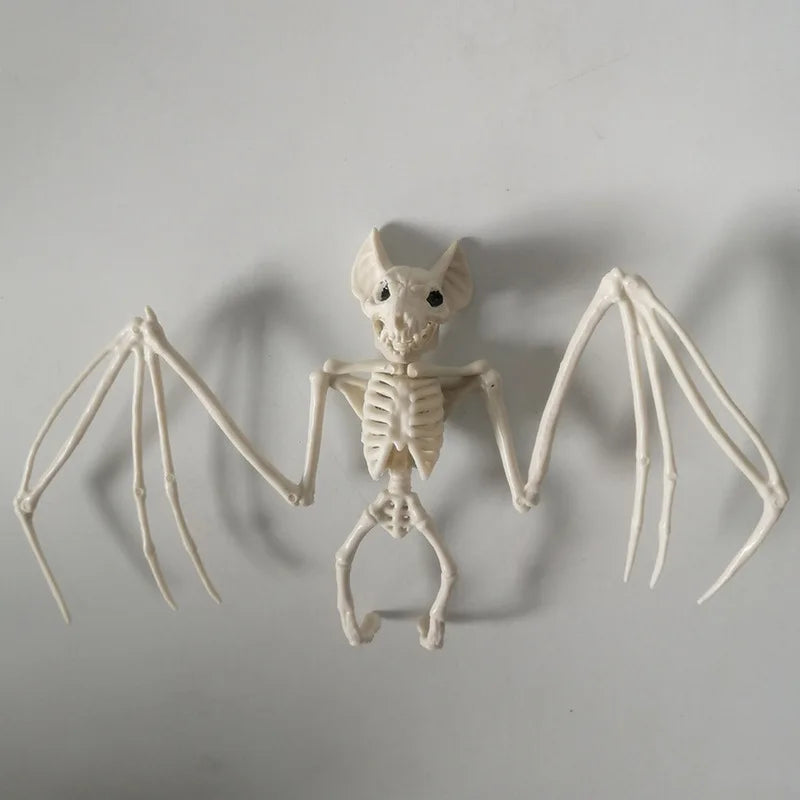 Realistic Skeleton Props with Bats & Scorpions