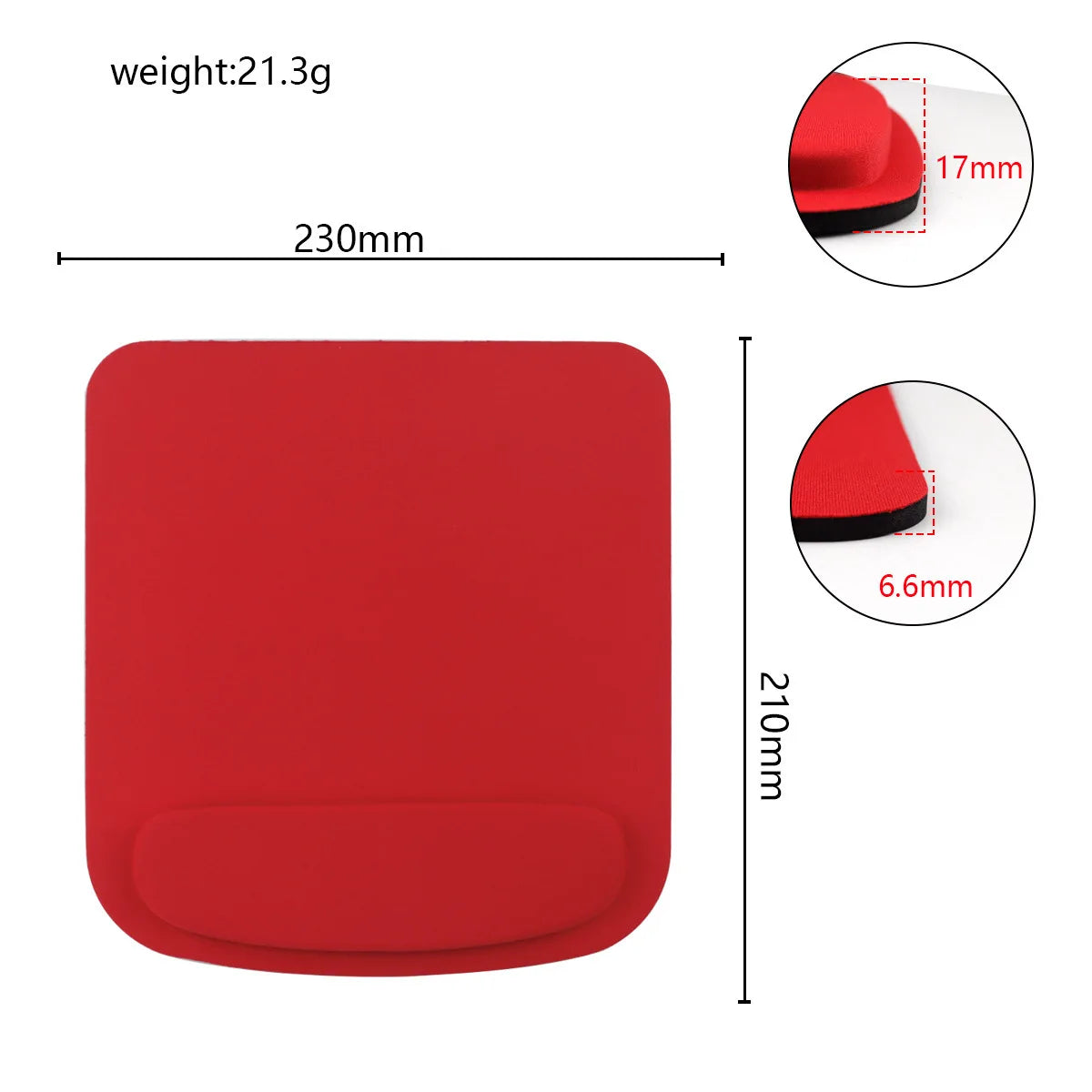 Ergonomic EVA Mouse Pad with Wrist Support