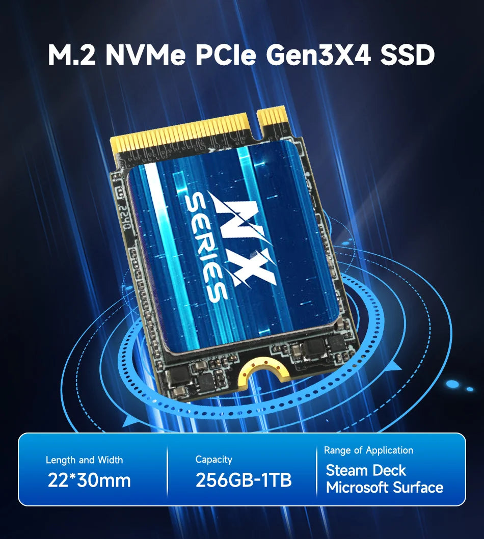 KingSpec 2230 NVMe SSD 512GB 1TB Steam Deck