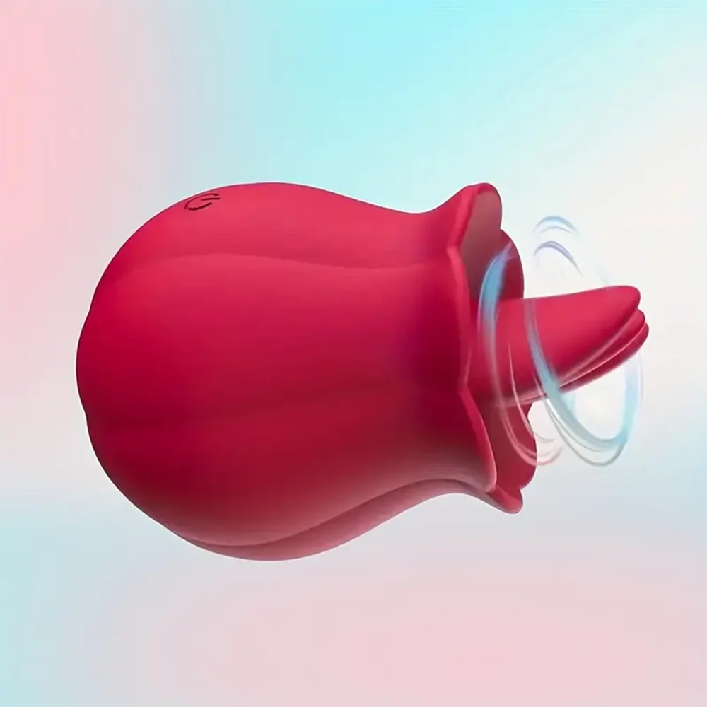 Powerful Swing Tongue Rose Vibrator