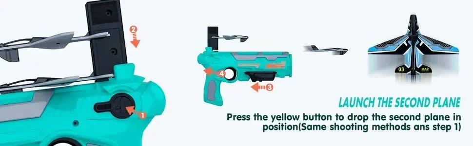 Ejection Aircraft Shooting Game – Launch, Aim & Play Outdoors!