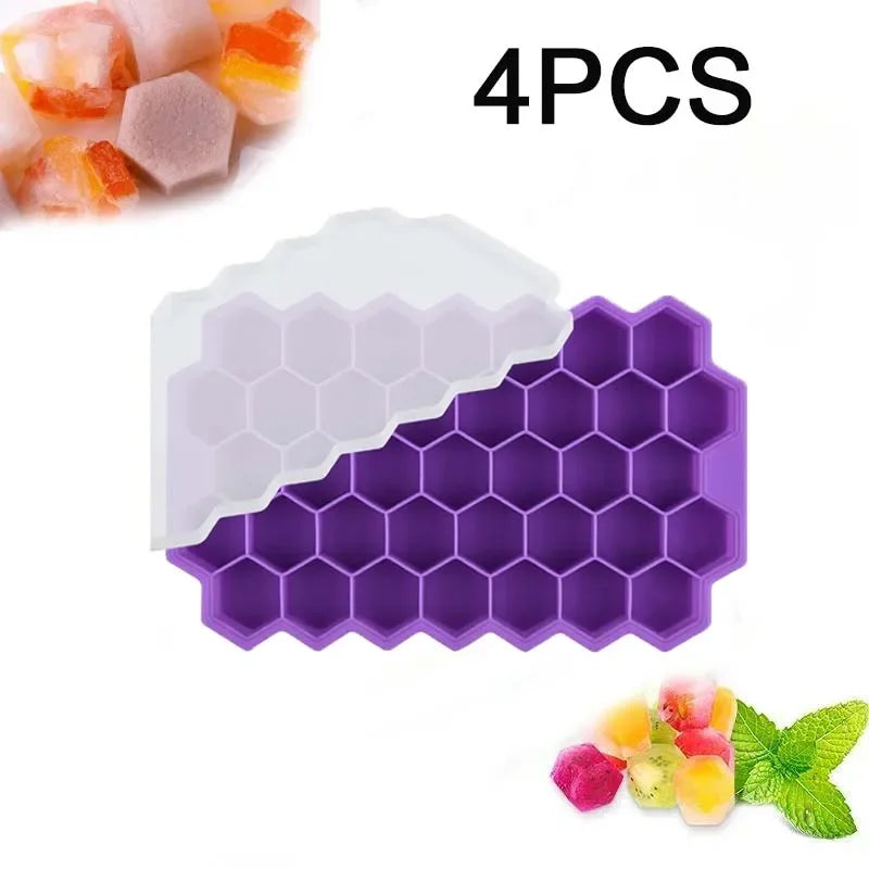 148-Cavity Honeycomb Ice Cube Tray – Chill More, Refill Less