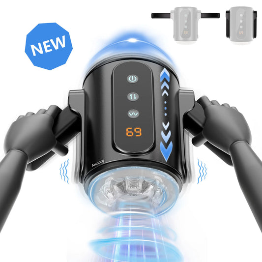 Foldable Male Masturbator with Vibration