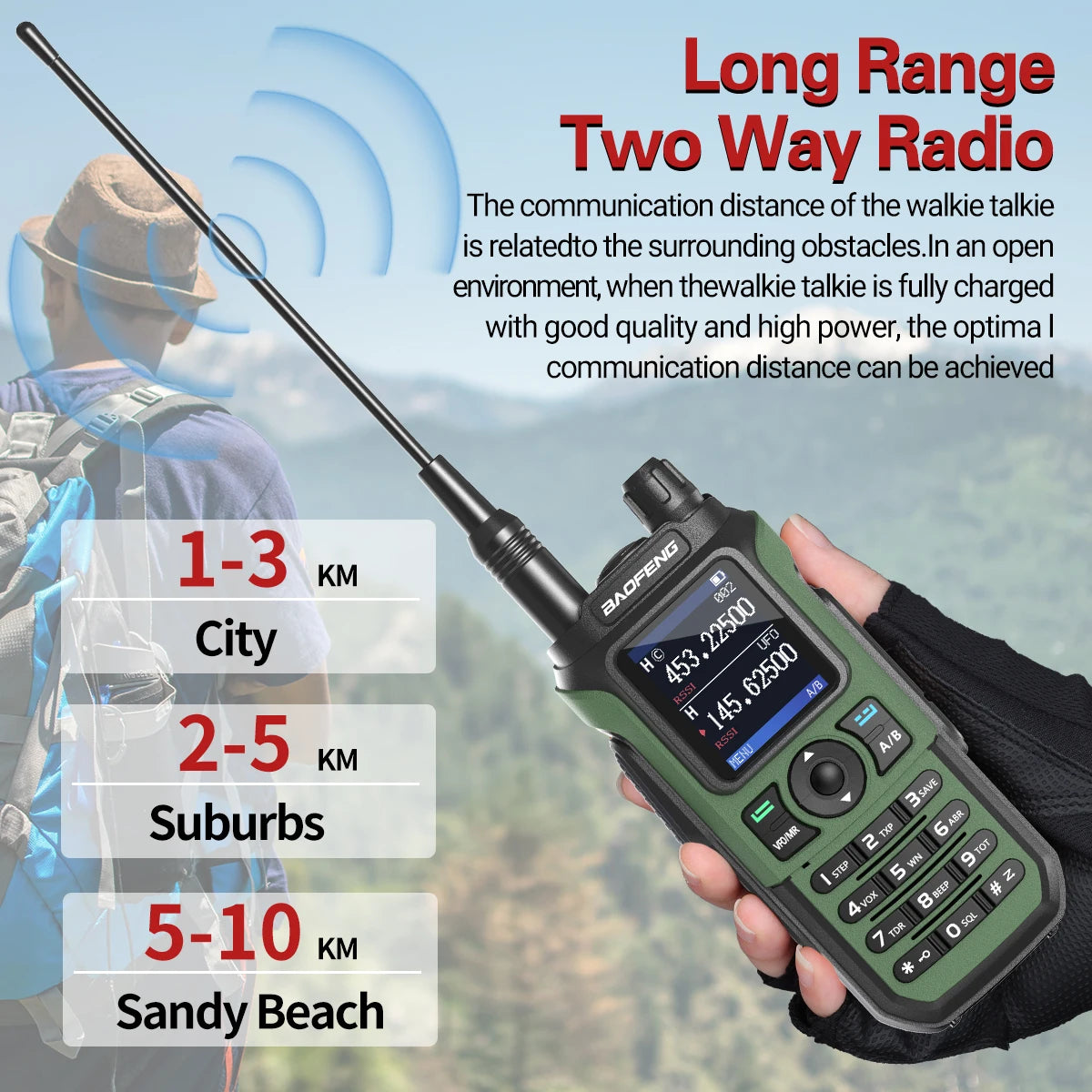 Baofeng UV-21 Pro V2 Waterproof Long-Range Radio