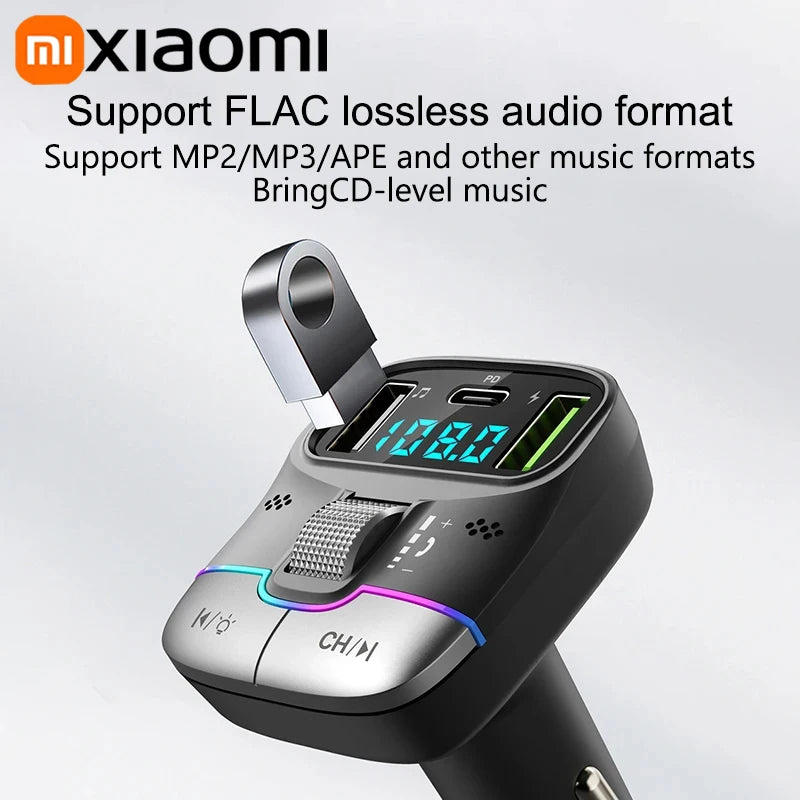 Xiaomi Bluetooth 5.4 FM Transmitter Car Adapter