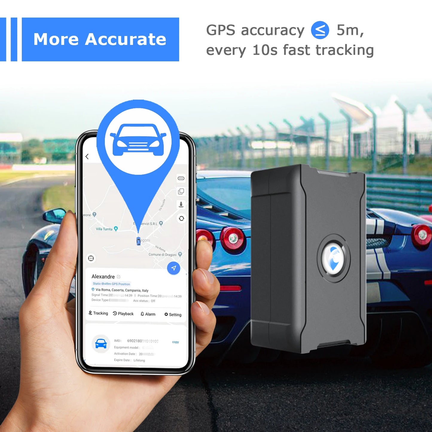 No-SIM GPS Tracker – Accurate Vehicle Location Anywhere