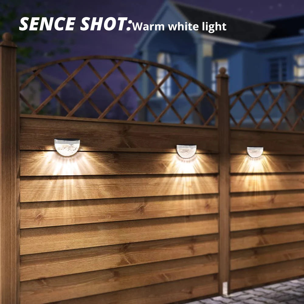 LED Solar Lights Outdoor Waterproof Wall Lights