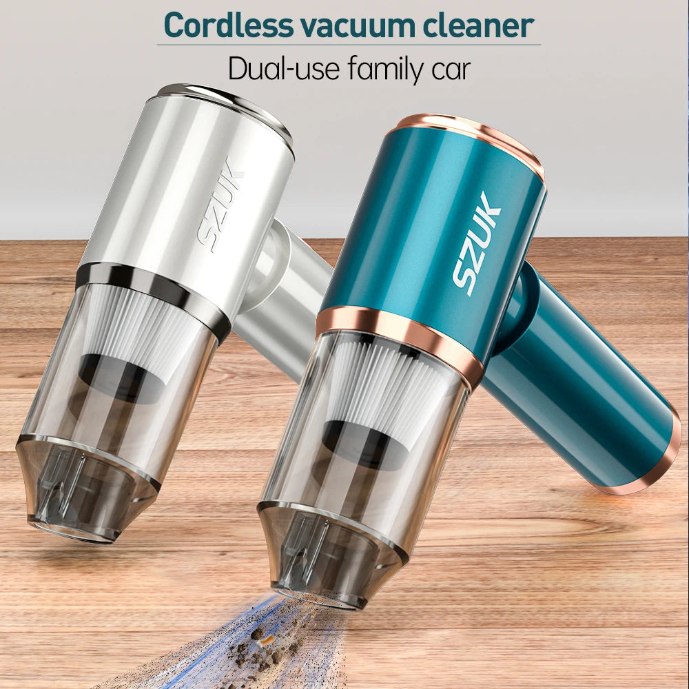 Wireless Mini Car Vacuum Cleaner – Strong Suction