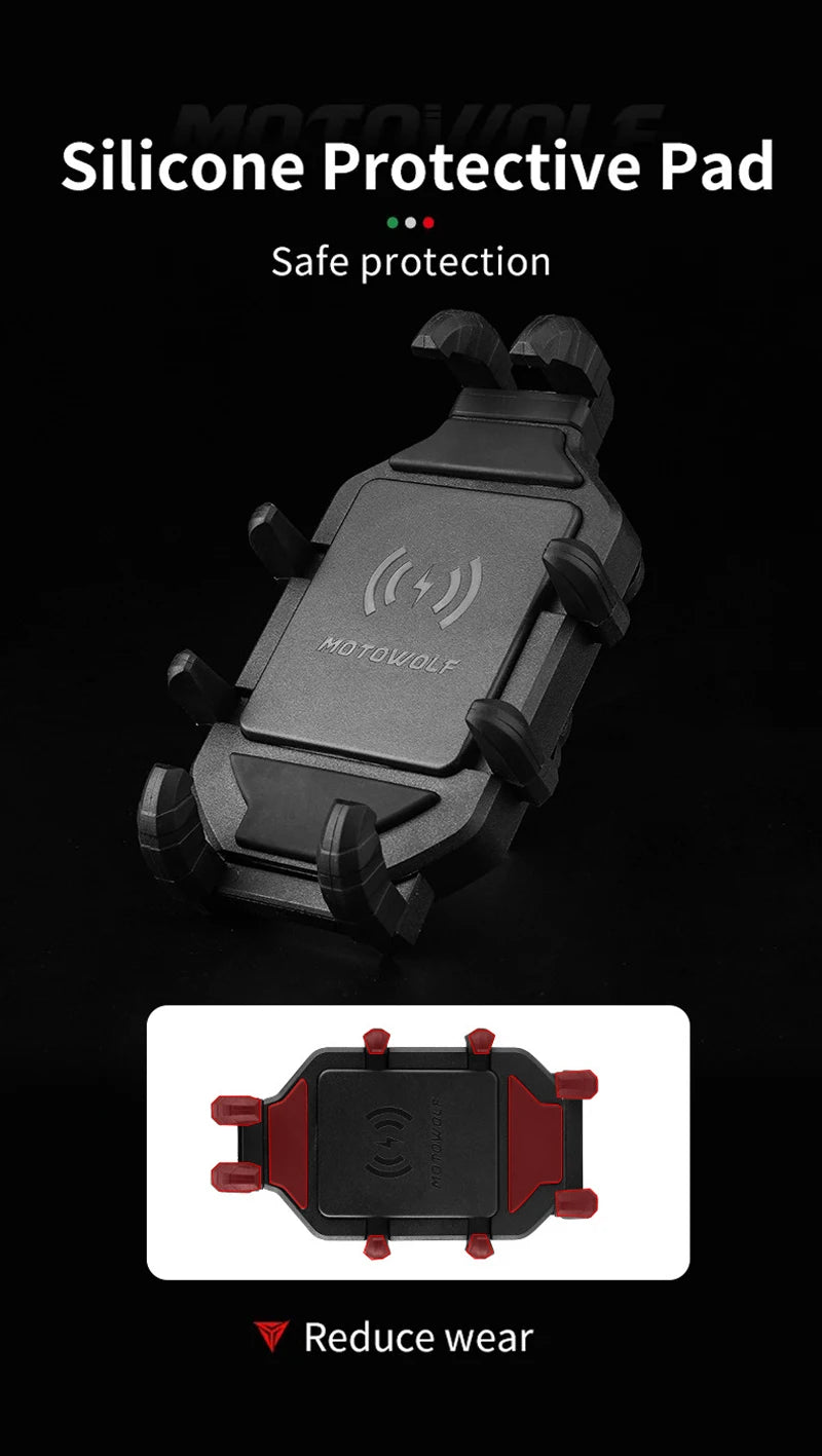 Motorcycle Wireless Charging Phone Mount