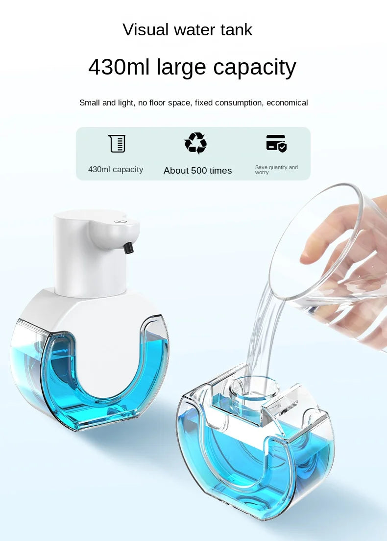 Touchless Smart Soap Dispenser 420ml – Wall-Mounted