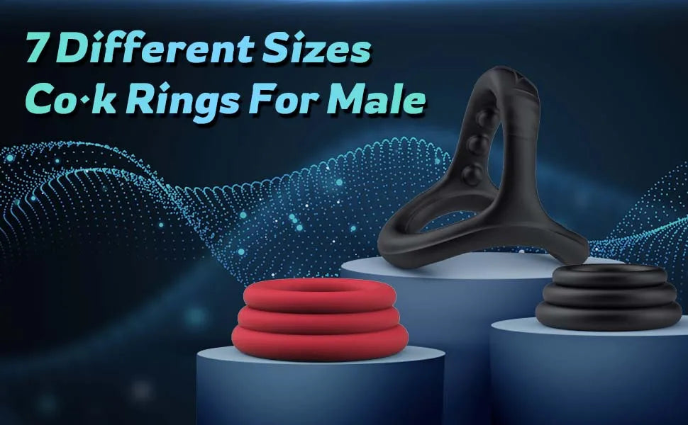 Ultra-Soft Silicone Cock Rings for Stronger Erections