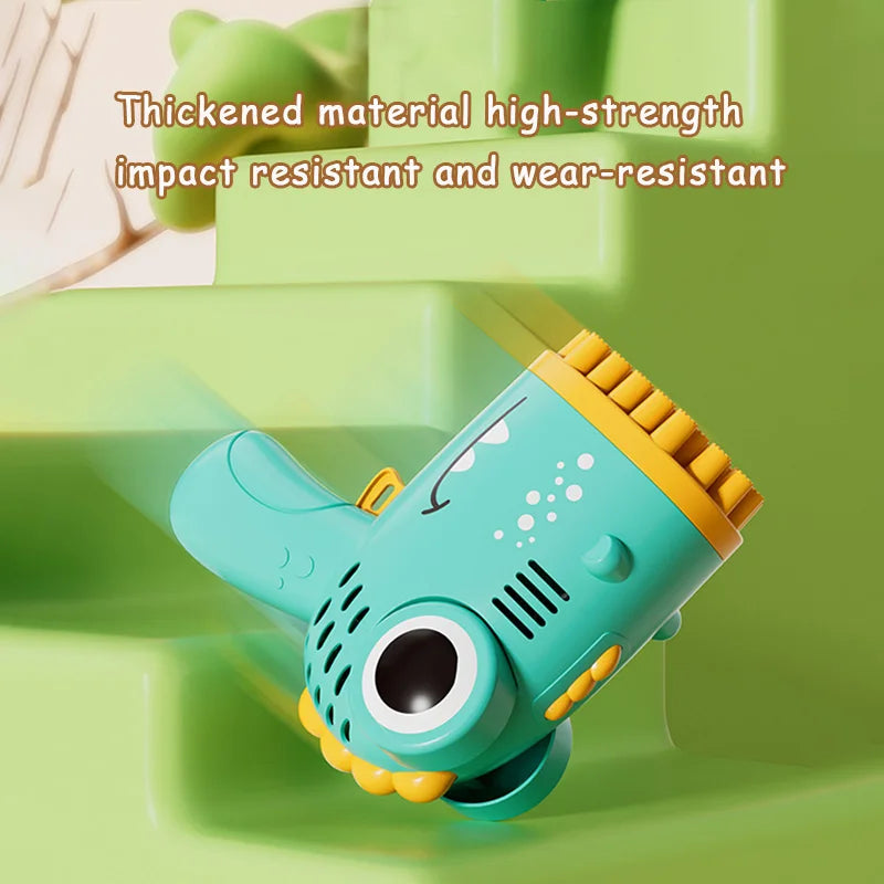 40-Hole Dinosaur Bubble Machine – Electric Bubble Fun Gun
