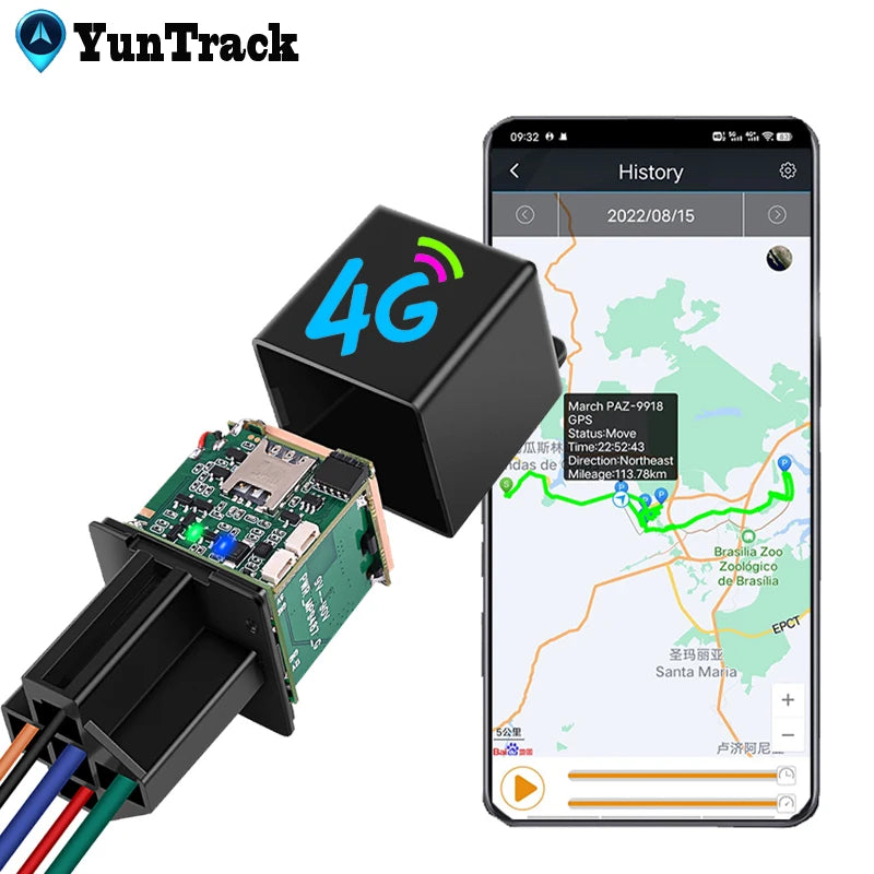 Protect your vehicle with 4G Relay GPS Tracker & Alarm!