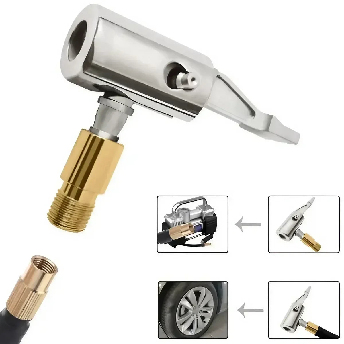 STONEGO Tire Inflator Connector – Quick, Secure Airflow!