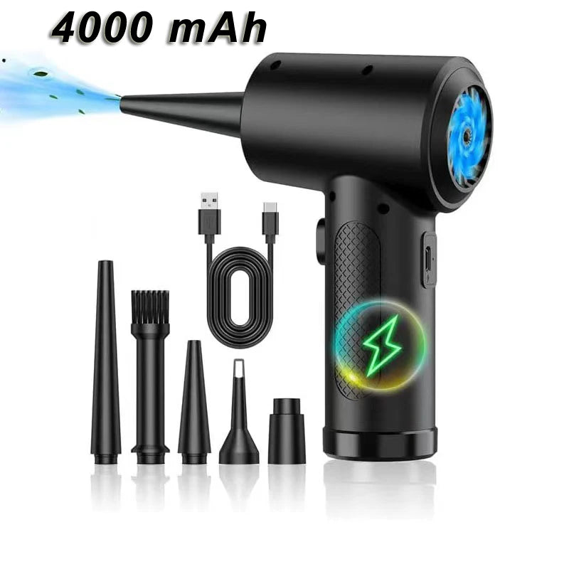 Cordless Air Duster 51000RPM for PC Cleaning