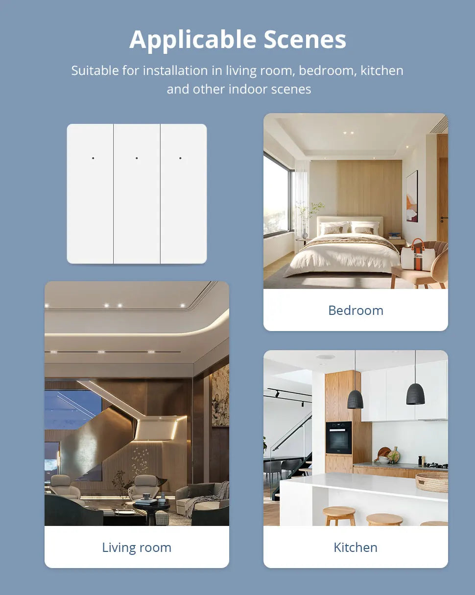 Zemismart WiFi Smart Wall Light Switch EU
