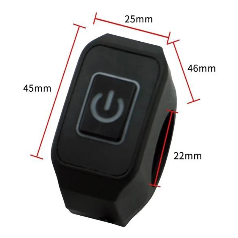 Motorcycle Handlebar Switch with LED Light Waterproof