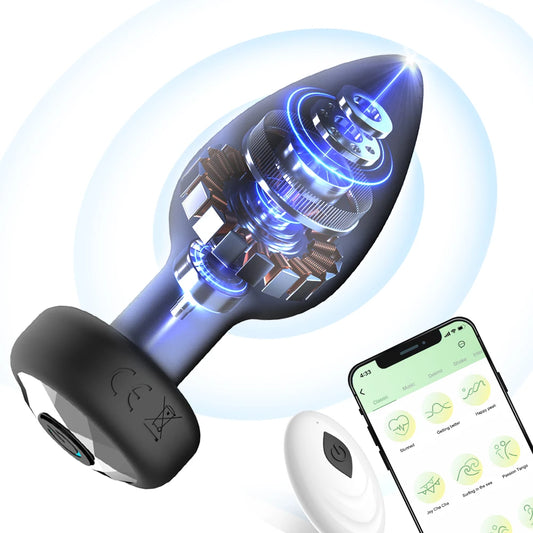 Wireless Vibrating Anal Plug with 10 Modes