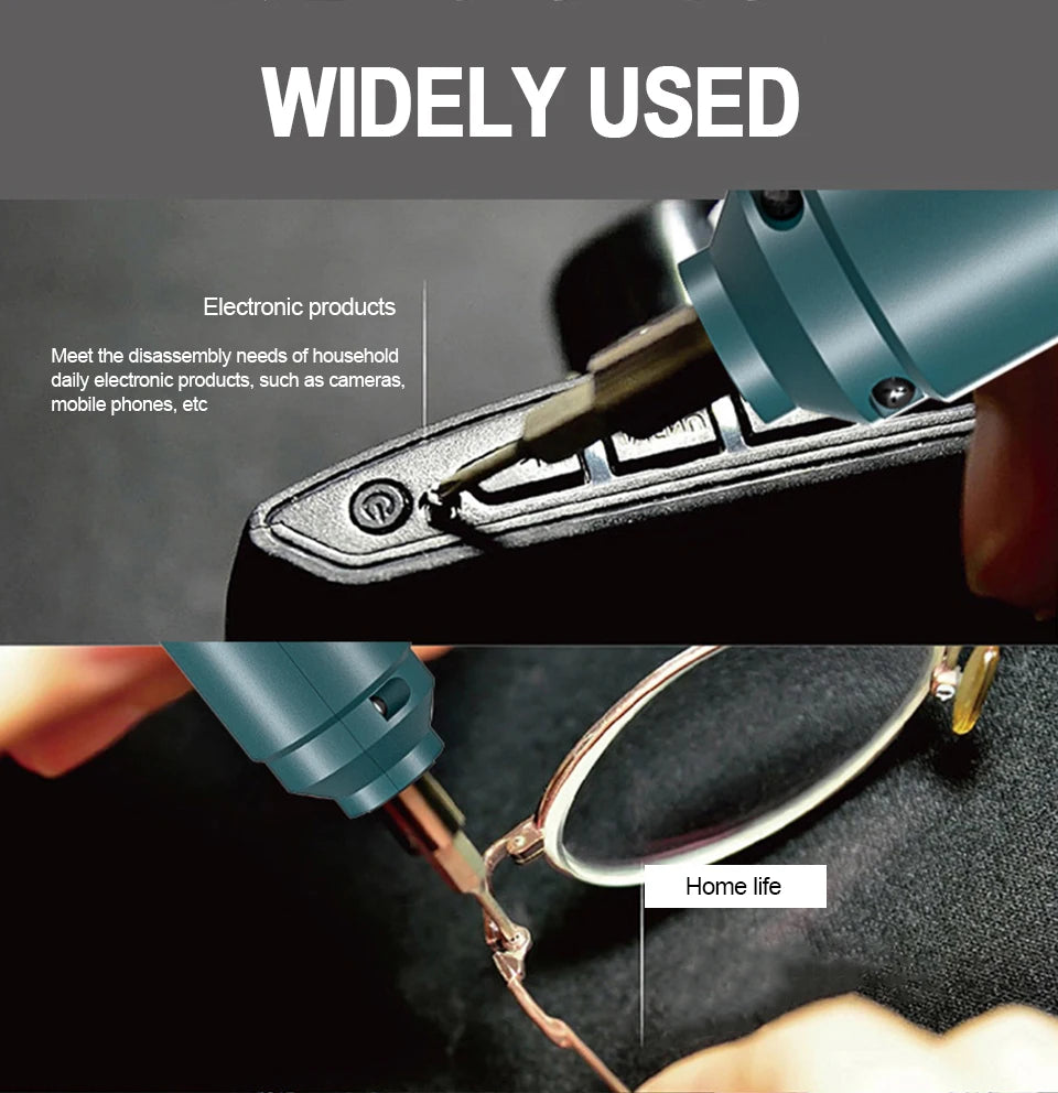 Fix smarter with this mini electric screwdriver set!