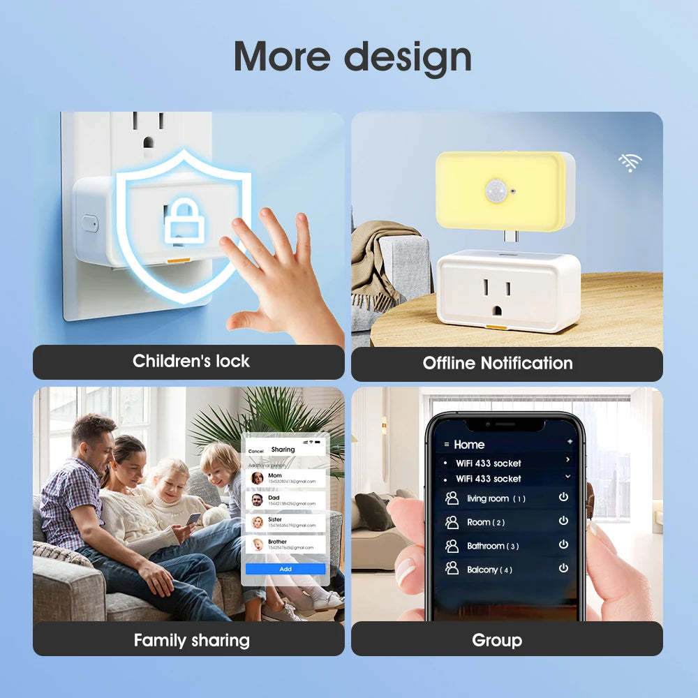 3300W Smart WiFi Travel Plug Adapter