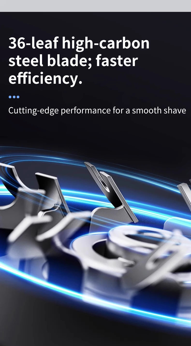 Electric Smart Rechargeable Dual Blade Shaver