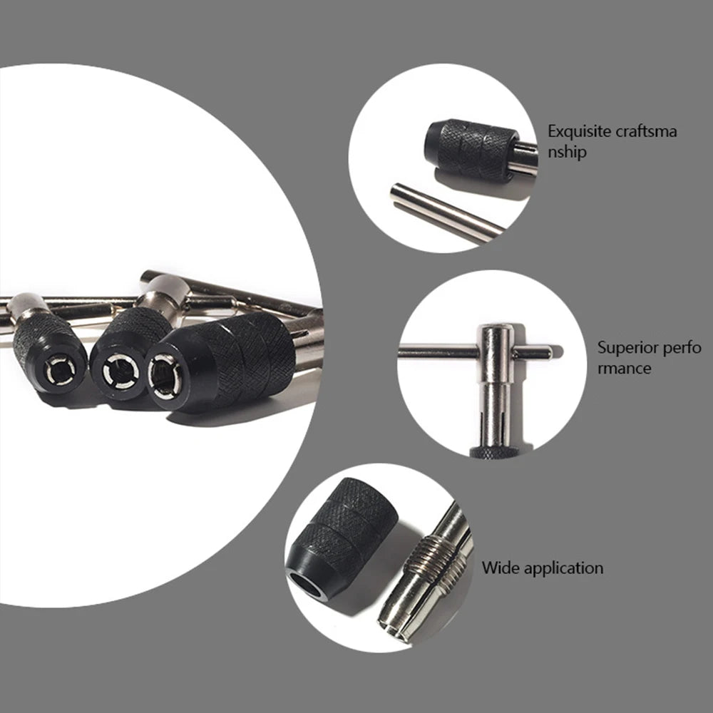 T-Type Tap Wrench Set – 3mm to 8mm Thread Tapping Tool