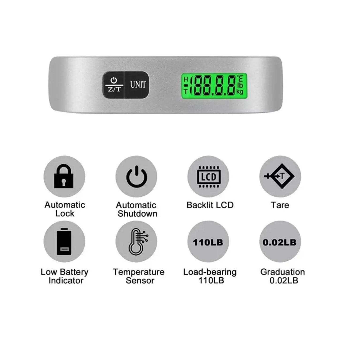 Digital Portable Scale Manual 110lb/50kg